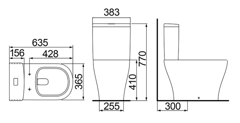 LORENZETTI - KIT BACIA COM CAIXA ACOPLADA CLASS BRANCO